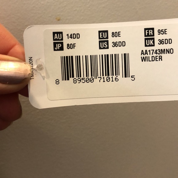 Freya multi-way long line Bustier Bra | Blk “Wilder” 36DD | straps/strapless NWT - Picture 11 of 11